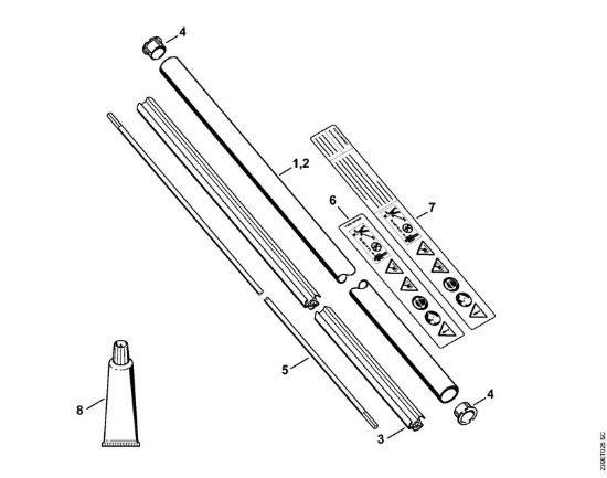 Stelo FC 110 FC 100, FC 110 FC 110 brand Stihl